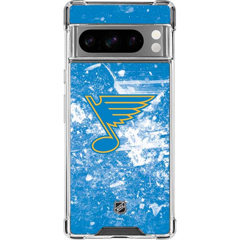 NHL St. Louis Blues Iced Google Pixel 8 Pro Clear Case